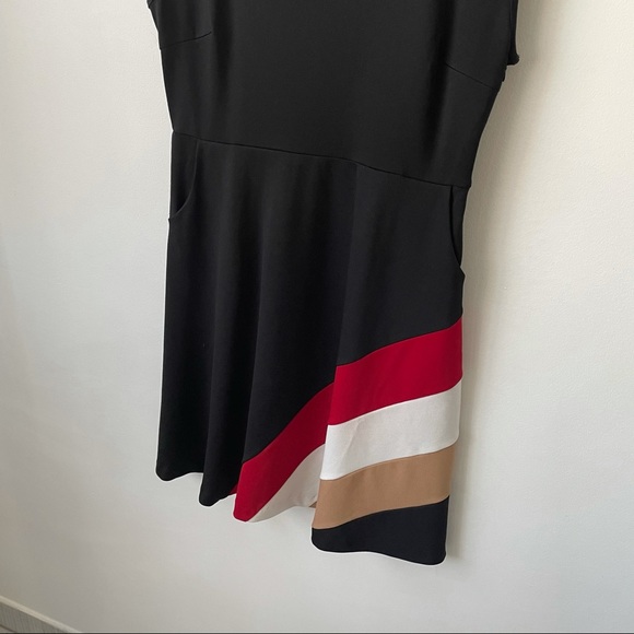 Little Black A-Line Cocktail Dress with Pockets - Picture 4 of 8
